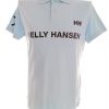 HELLY HANSEN Size L Color Turkusowy Kołnierz Męska Koszula Polo Krótki rękaw Fabric Bawełna 100%