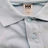 HELLY HANSEN Size L Color Turkusowy Kołnierz Męska Koszula Polo Krótki rękaw Fabric Bawełna 100%