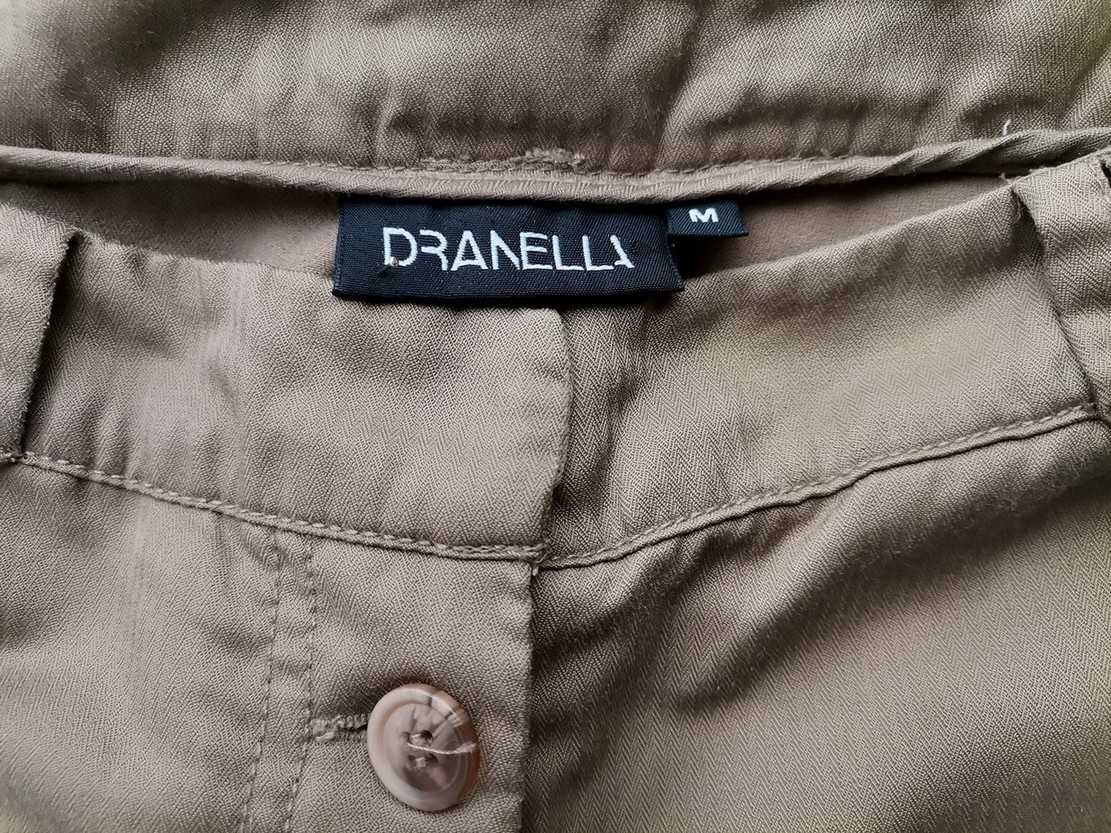 Dranella Size M Color Khaki Spodnie Casual Fabric Bawełna