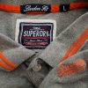 Superdry Size L Color Szary Kołnierz Męska Koszula Polo Krótki rękaw Fabric Bawełna 100%