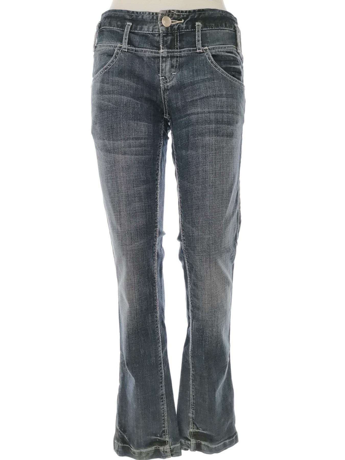 Superdry Size W28 L32 Color Granatowy Spodnie Jeansy Fabric Bawełna