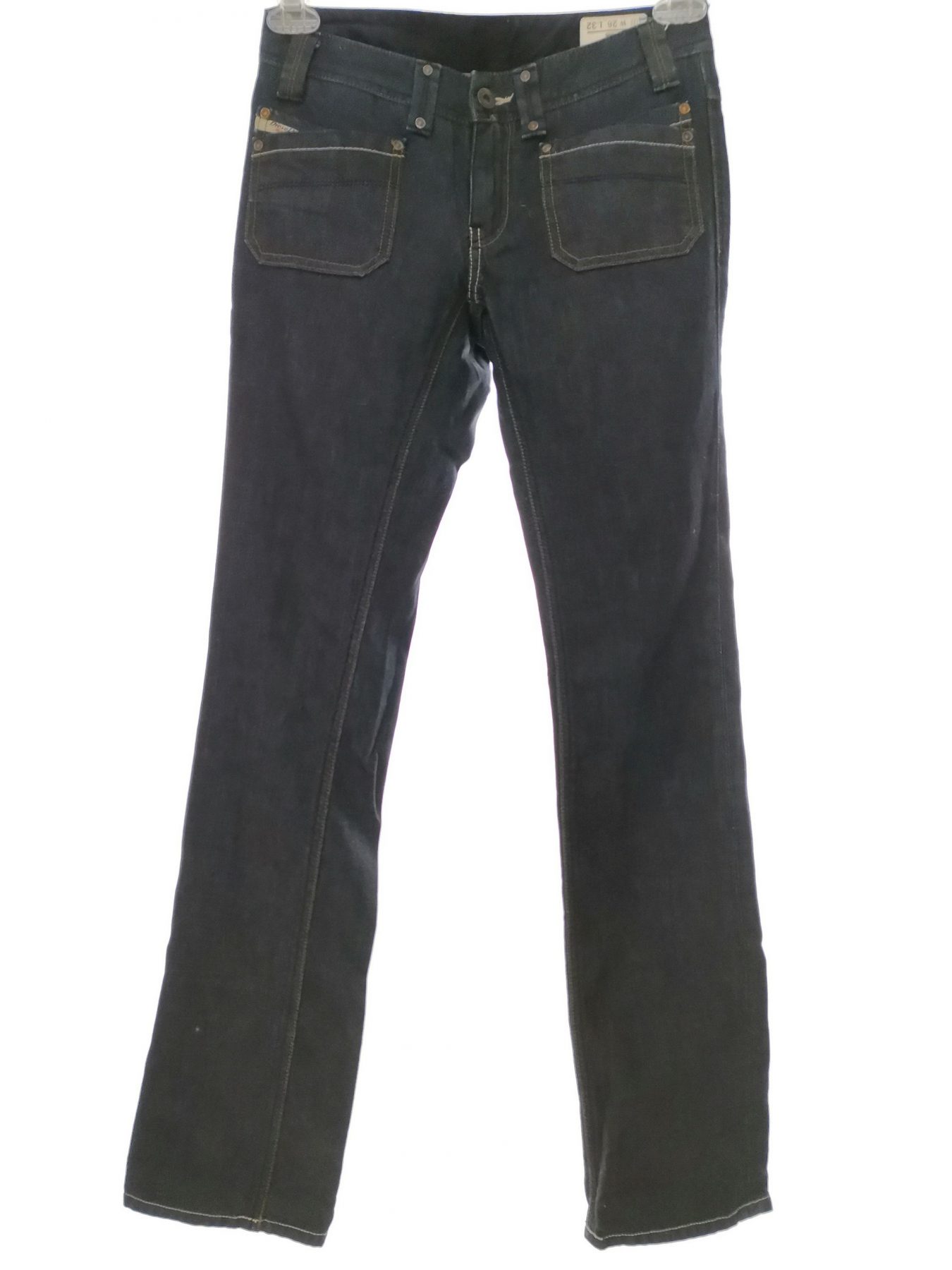 Diesel Size W26 L32 Color Granatowy Spodnie Jeansy Fabric Bawełna 100%