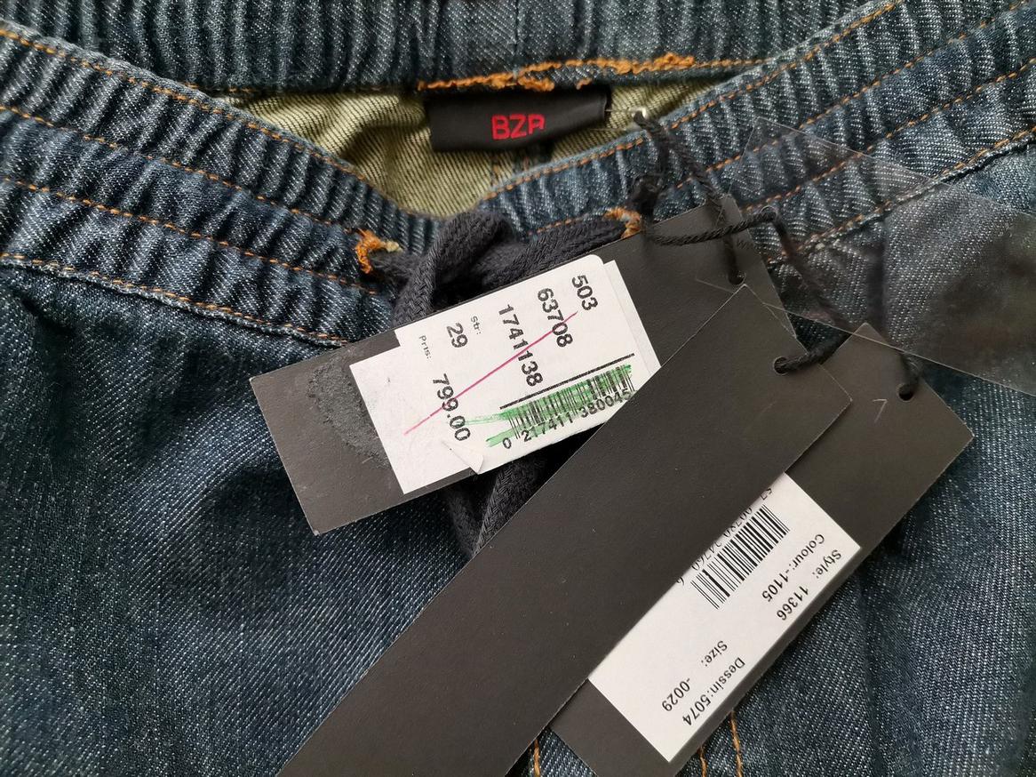 BZR Size 29 (40) Color Granatowy Spodnie Casual Fabric Bawełna 100%