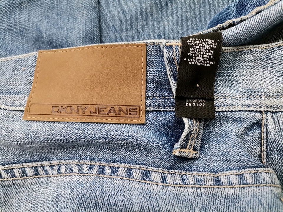 Dkny Jeans Size W36 L32 Color Niebieski Fabric Bawełna