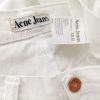 ACNE JEANS Size W32 L32 Color Biały Spodnie Jeansy Fabric Bawełna