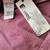 B.WEIJ Size 46 (40) Color Fioletowy Spodnie Casual Fabric Bawełna