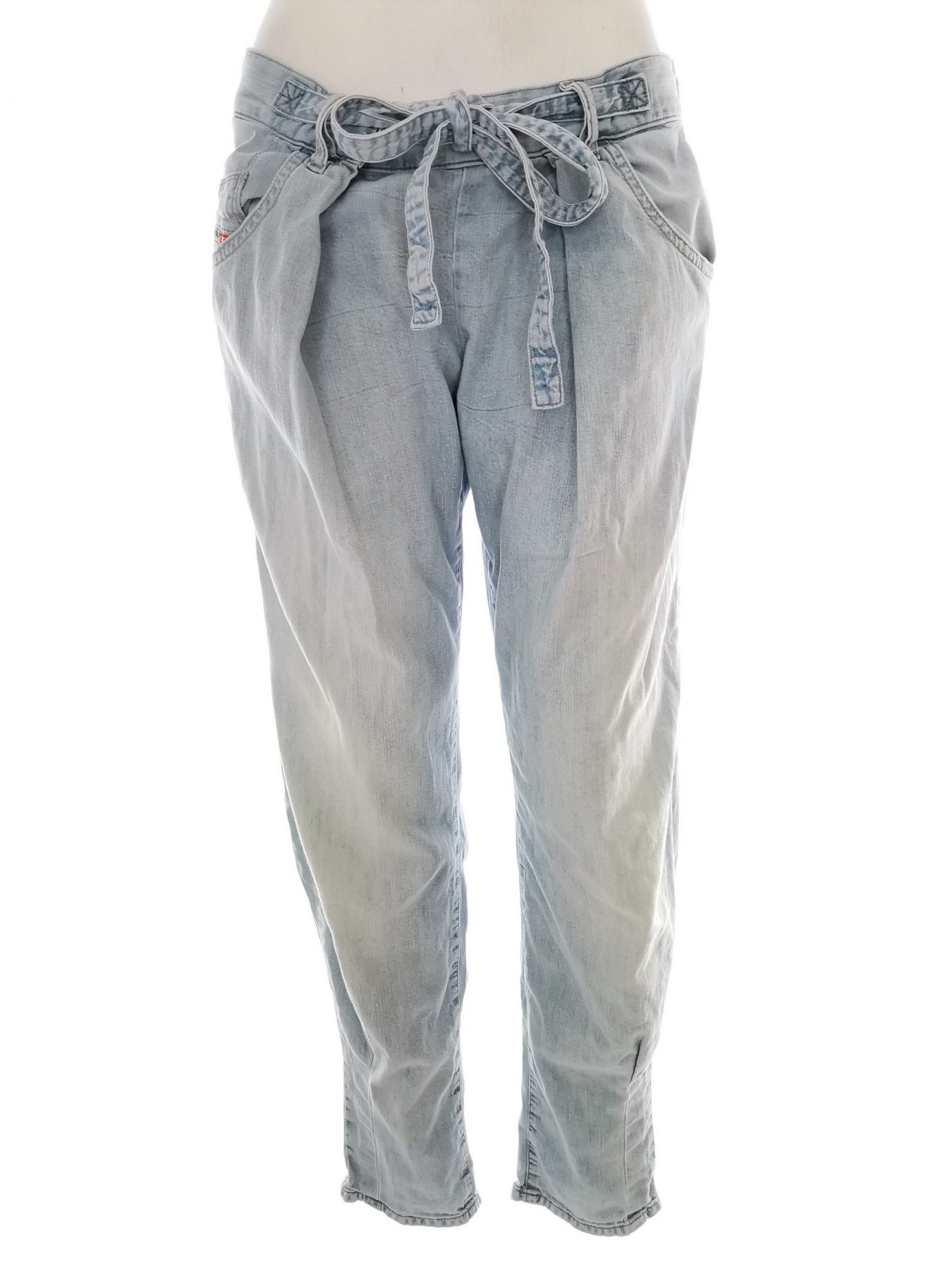 Diesel Size W28 Color Niebieski Spodnie Jeansy Fabric Bawełna