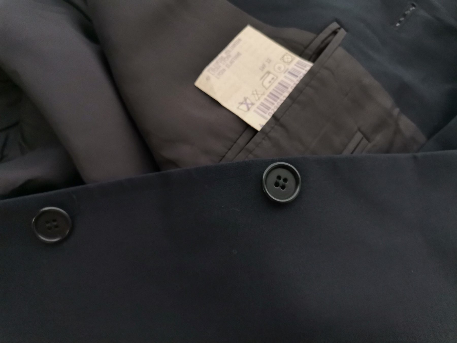 Hugo Boss Size 98 (L) Color Granatowy Męska Marynarka Długi rękaw Fabric Schurwolle