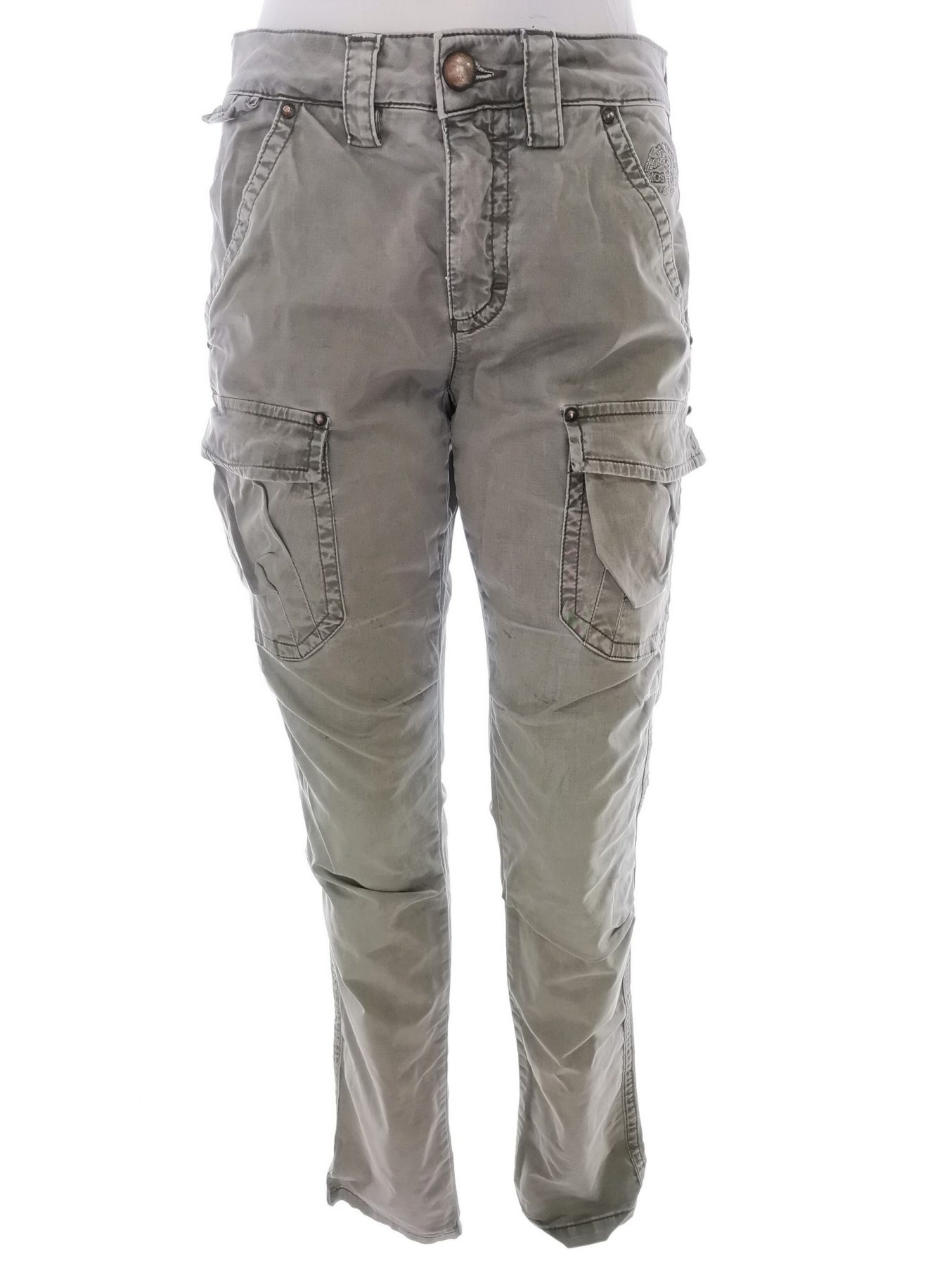 Mos Mosh Size 36 Color Khaki Spodnie Jeansy Fabric Bawełna