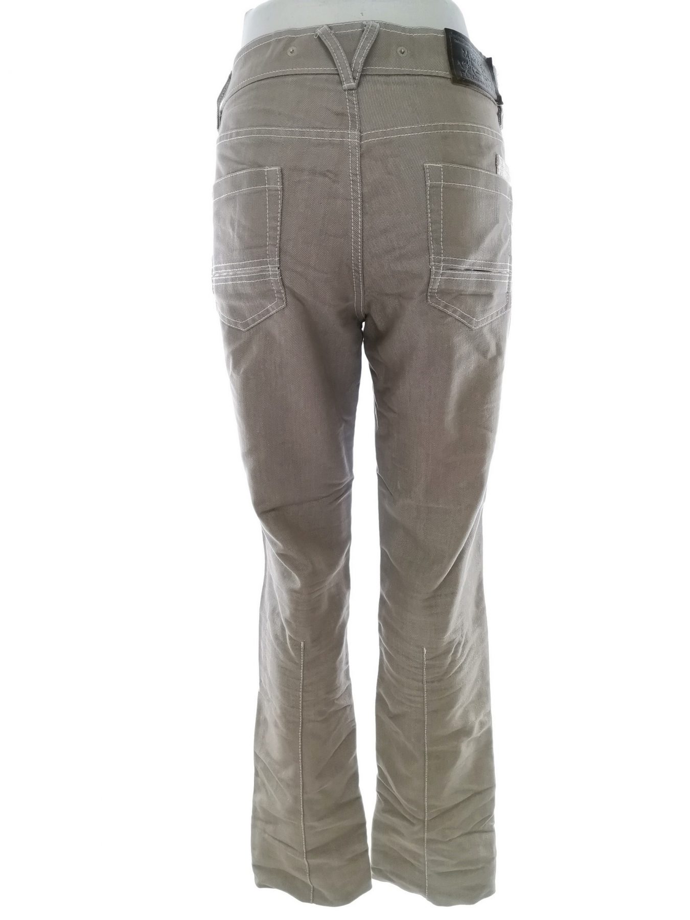 Marc Cain Size 3 (42) Color Szary Spodnie Jeansy Fabric Bawełna