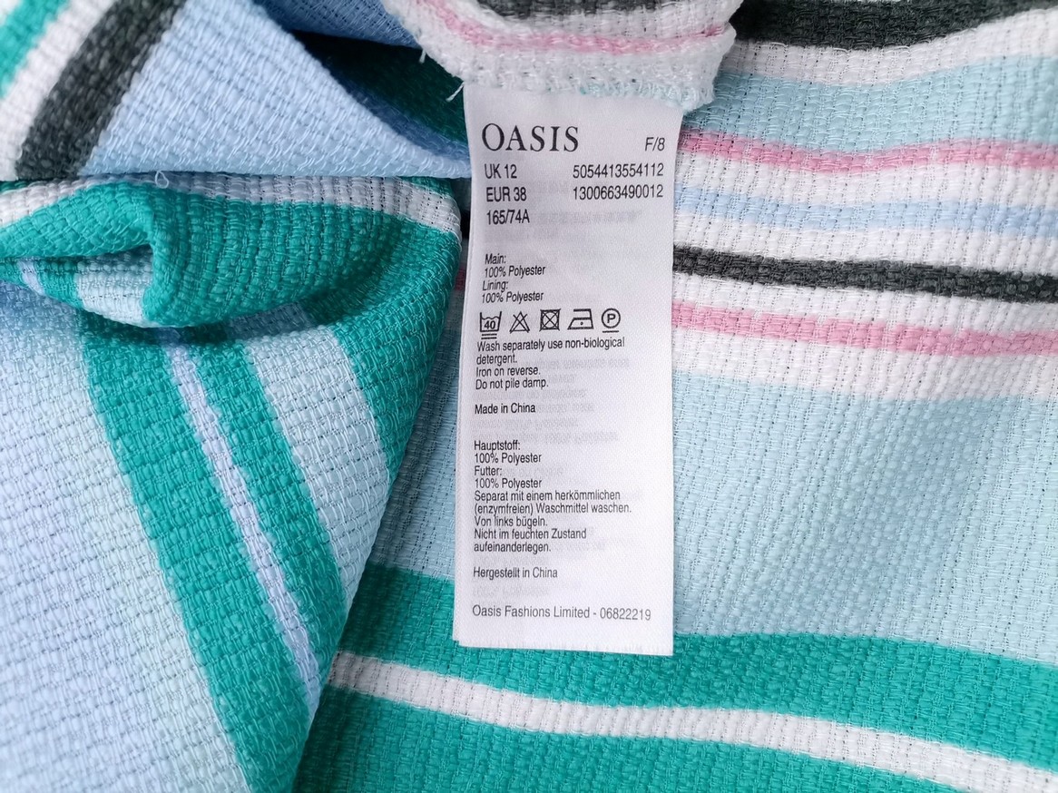 Oasis Size 12 (40) Color Niebieski Spódnica Maxi Długa