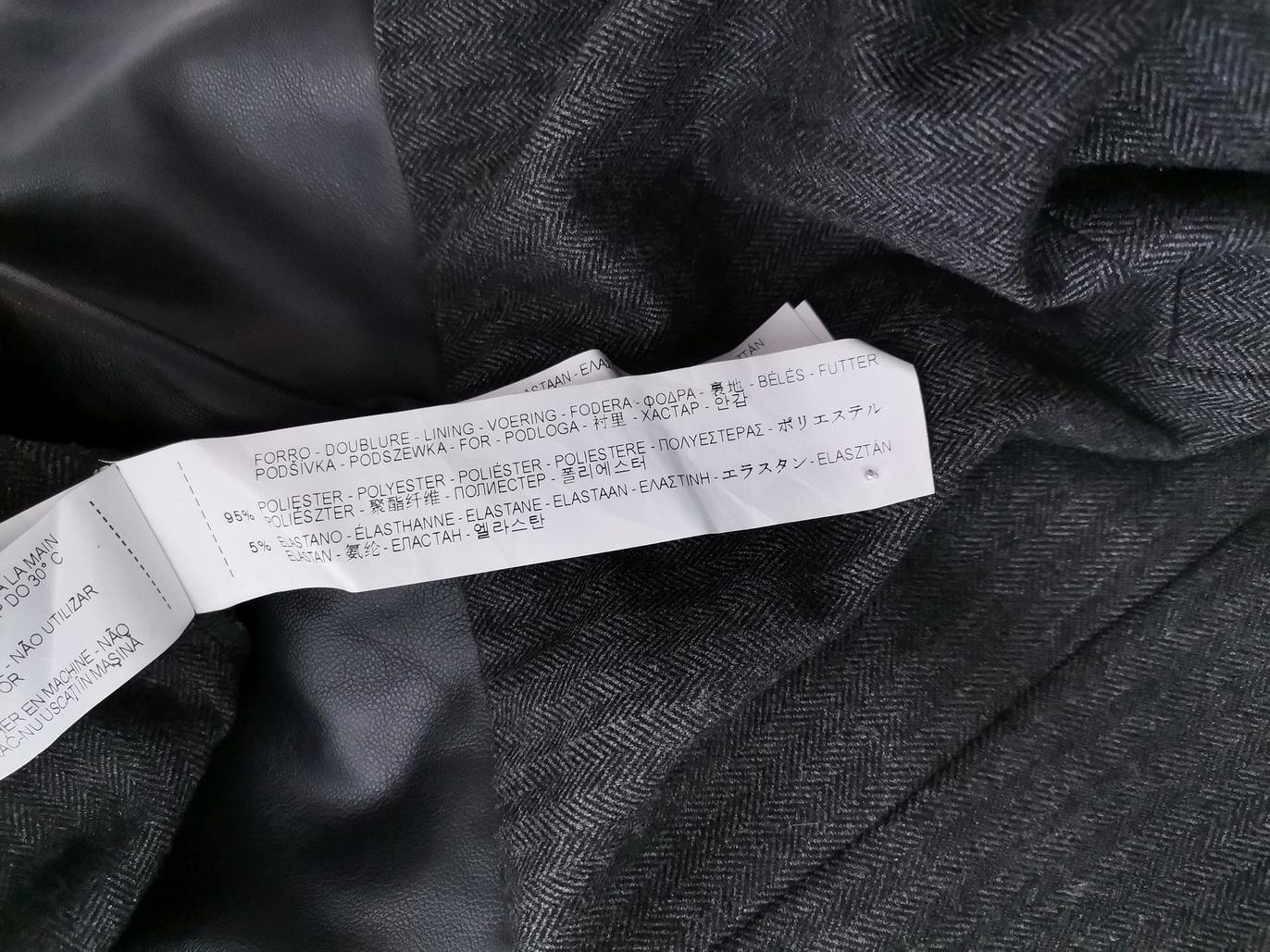 ZARA BASIC Size M Color Szary Okrągły dekolt Sukienka Prosta Bezrękawnik Do Kolan