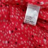 FRN Size L Color Czerwony Grochy Kołnierz Bluzka Zapinana Krótki rękaw Fabric Wiskoza 100%