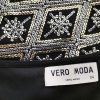 Vero moda Size 34 Color Czarny Okrągły dekolt Sukienka Blouson Bezrękawnik Do Kolan