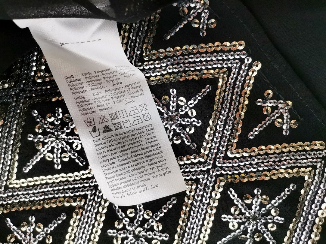 Vero moda Size 34 Color Czarny Okrągły dekolt Sukienka Blouson Bezrękawnik Do Kolan