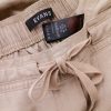 Evans Size 16 (44) Color Beżowy Spodnie Casual Fabric Len