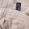 Evans Size 16 (44) Color Beżowy Spodnie Casual Fabric Len