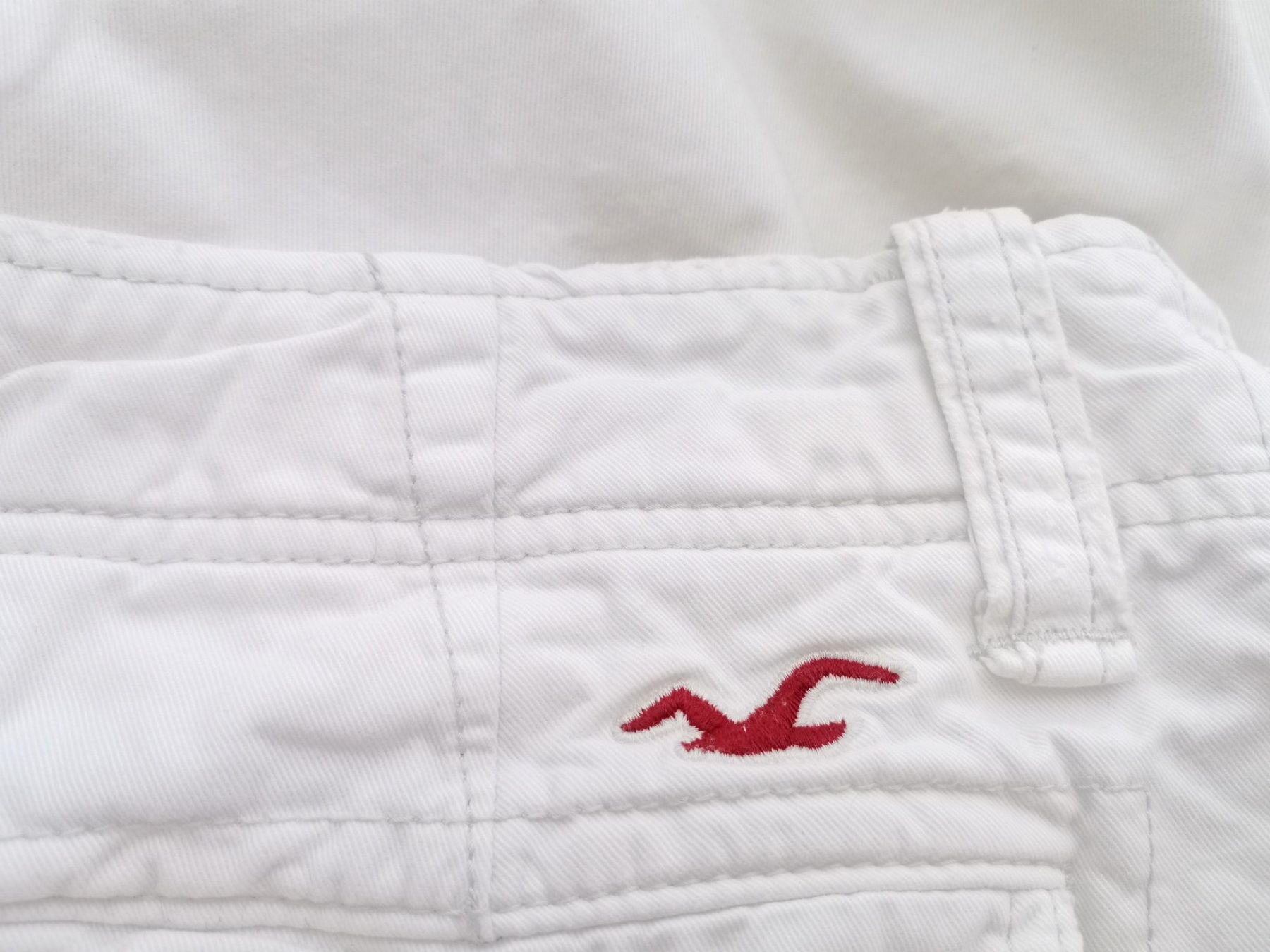 Hollister Size 30 Color Kremowy Fabric Bawełna 100%