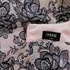 Oasis Size 8 (34) Color Beżowy Kwadratowy dekolt Sukienka Elegancka Bezrękawnik Do Kolan Fabric Bawełna