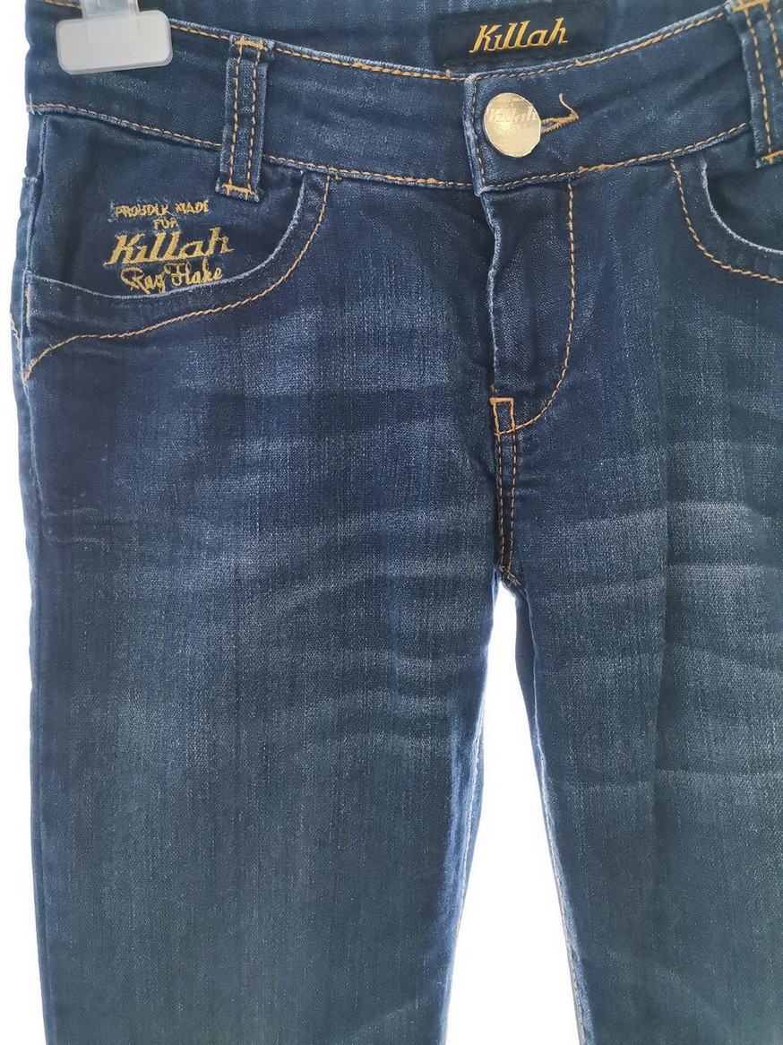 Killah Size 27 Color Granatowy Spodnie Jeansy Fabric Bawełna