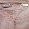 Gelco Size 48 Color Beżowy Spodnie Casual Fabric Len 100%