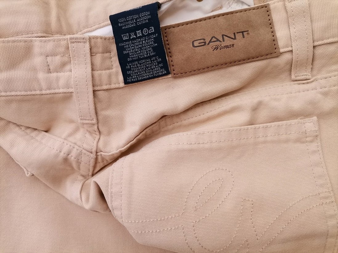 Gant Size W29 L30 Color Pudrowy Spodnie Jeansy Fabric Bawełna 100%