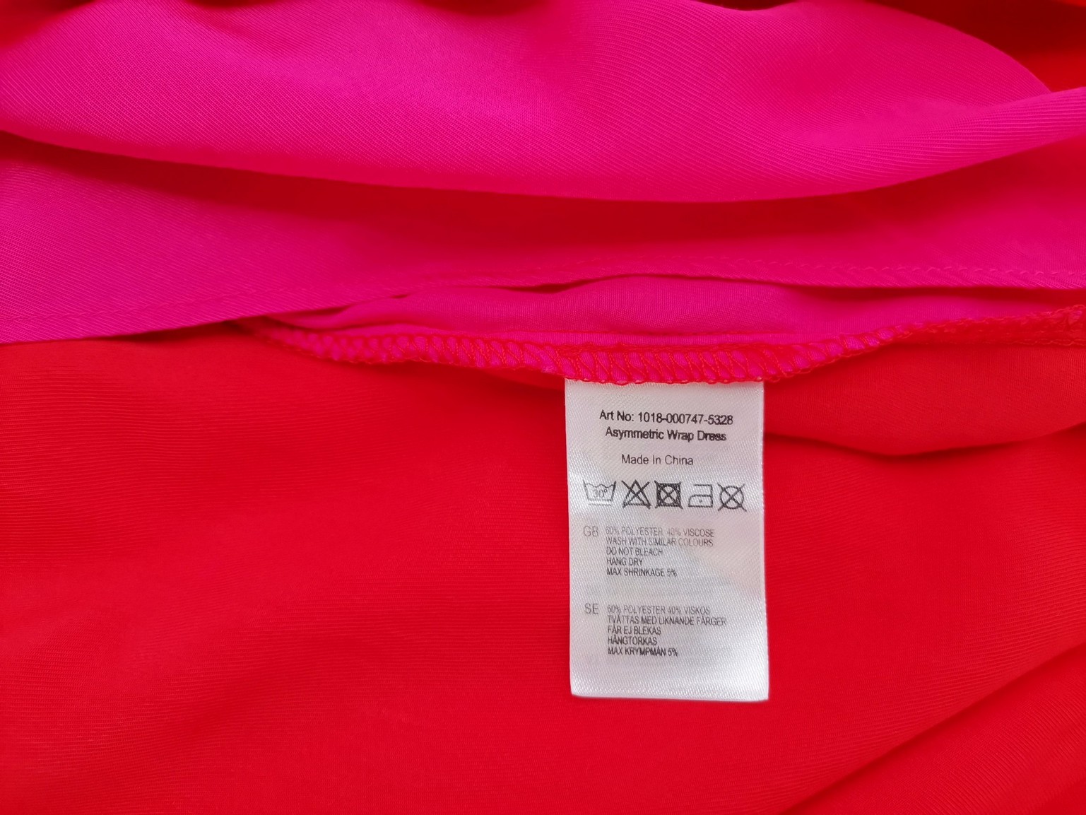 NA - KD Size 34 Color Pomarańczowy W serek Sukienka Kopertowa Bezrękawnik Długa