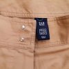 Gap Size 8 (36) Color Beżowy Spódnica Prosta i Ołówkowa Do Kolan Fabric Len