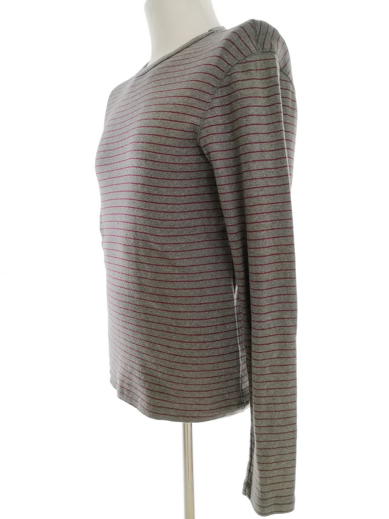 Gap Size M Color Szary Pasy Męski Sweter Długi rękaw Fabric Bawełna 100%