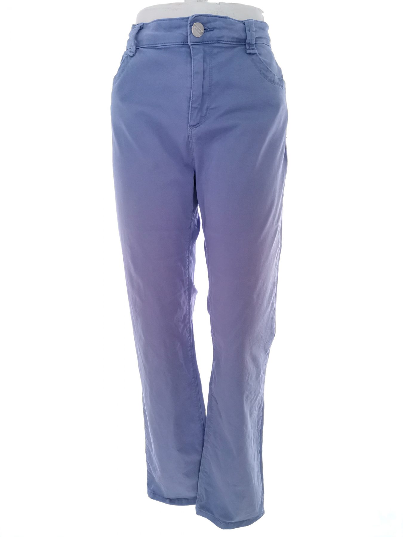 Size 14 (42) M Color Niebieski Spodnie Jeansy Fabric Bawełna