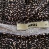 Oasis Size S Color Czarny Okrągły dekolt Sukienka Sweterkowa Rękaw 3/4 Długa Fabric Wiskoza