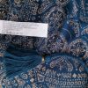 Fat face Size 10 (38) Color Niebieski Damask Paisley Dekolt U Tunika Bluzka Krótki rękaw Fabric Wiskoza 100%