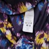 Closet Size 10 (38) Color Fioletowy Okrągły dekolt Sukienka Mini Krótki rękaw Krótka Fabric Bawełna