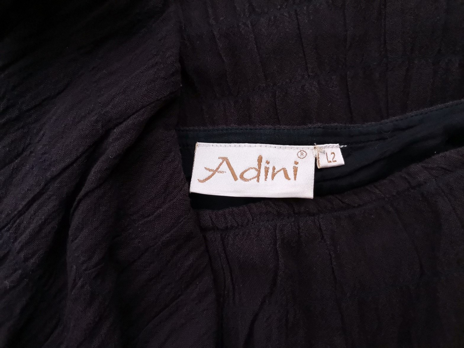 Adini Size L/2 (44/46) Color Czarny Spódnica Maxi Długa