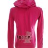 Juicy couture Size 14 (42) Color Fuksja Bluza na suwak Długi rękaw Fabric Bawełna