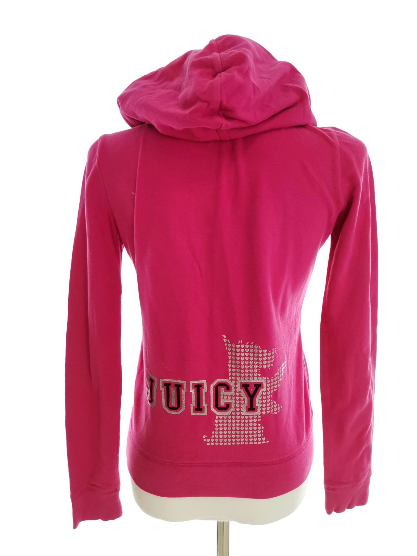 Juicy couture Size 14 (42) Color Fuksja Bluza na suwak Długi rękaw Fabric Bawełna