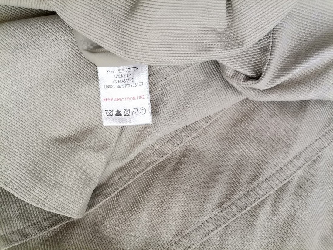 Reiss Size 10 (36) Color Szary Spódnica Trąbka Midi Fabric Bawełna