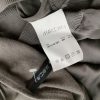 Marc Cain Size 3 (40) Color Szary W serek Tunika Bluzka Krótki rękaw Fabric Wełna