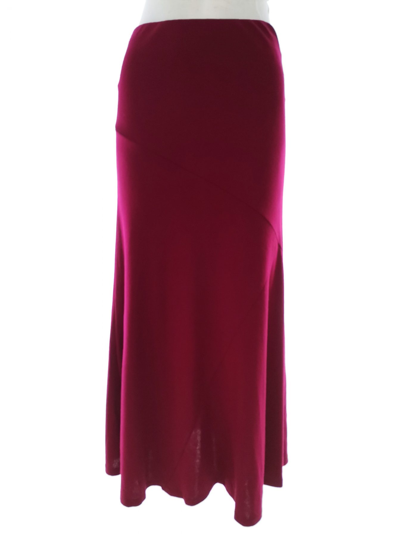 BONMARCHE Size 10 (38) Color Bordowy Spódnica Maxi Długa Fabric Wiskoza