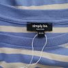 SimplyBe Size 28/30 (56/58) Color Niebieski Pasy Okrągły dekolt Bluzka Długi rękaw Fabric Bawełna 100%