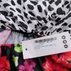 Boohoo Size 8 (36) Color Czarny Kwadratowy dekolt Bluzka Crop Top Krótki rękaw