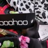 Boohoo Size 8 (36) Color Czarny Kwadratowy dekolt Bluzka Crop Top Krótki rękaw