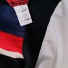 Closet Size 10 (38) Color Kremowy Pasy Okrągły dekolt Sukienka Ołówkowa Bezrękawnik Midi