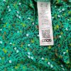 ASOS Size 8 (36) Color Zielony W serek Sukienka Maxi Krótki rękaw Długa Fabric Wiskoza