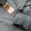 KHUJO Size M Color Niebieski Okrągły dekolt Sukienka Sweterkowa Rękaw 3/4 Do Kolan Fabric Bawełna 100%