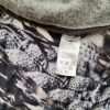 Andrea Size M Color Szary Drapowany dekolt Sukienka Sweterkowa Długi rękaw Krótka Fabric Wiskoza