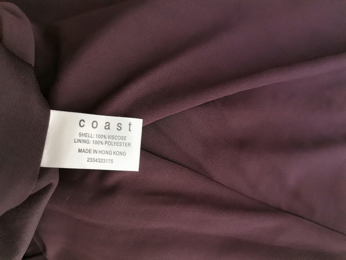 Coast Size 14 (42) Color Brązowy Kwadratowy dekolt Sukienka Maxi Bezrękawnik Długa Fabric Wiskoza 100%