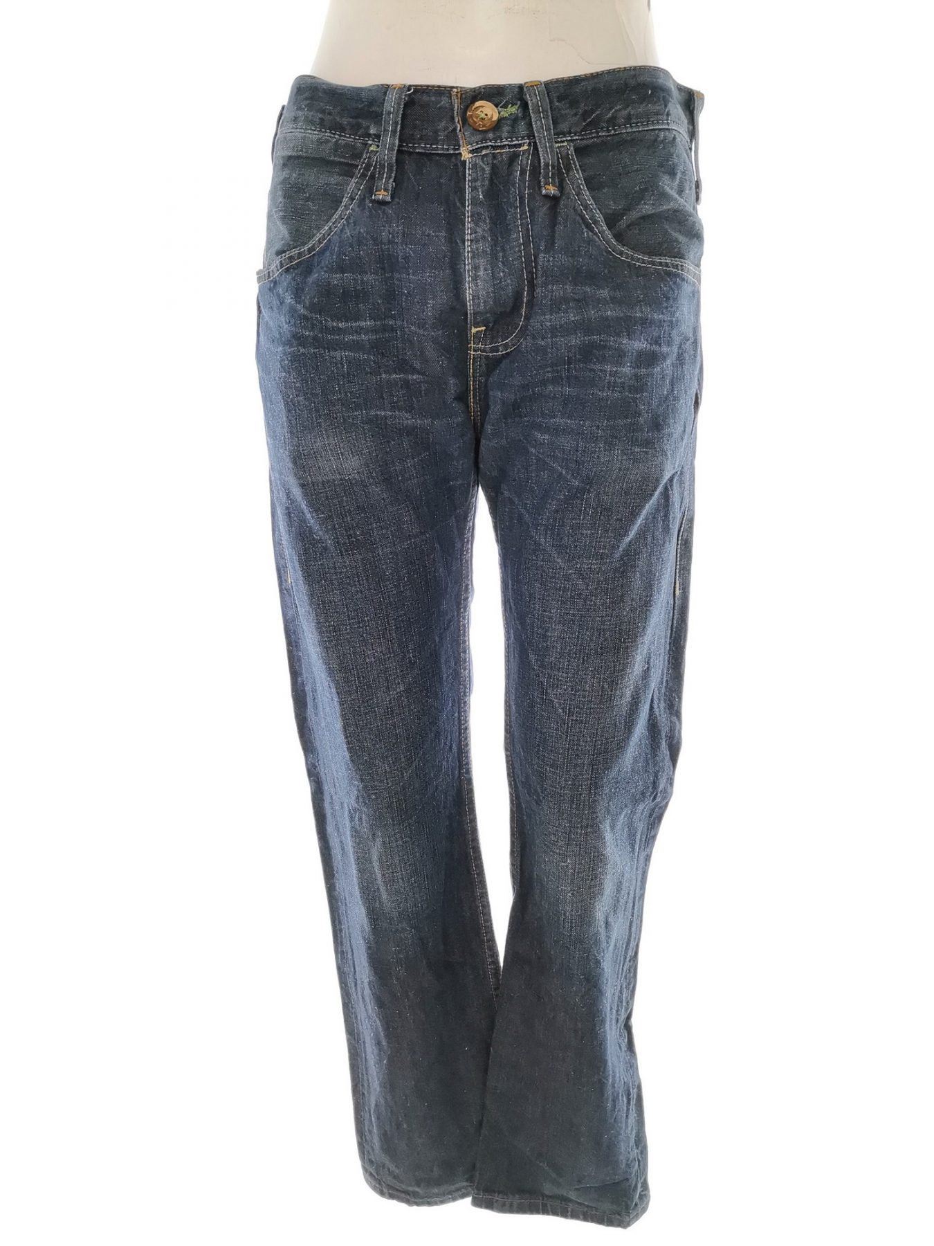 Levis Size W31 L32 Color Niebieski Spodnie Jeansy Fabric Bawełna 100%