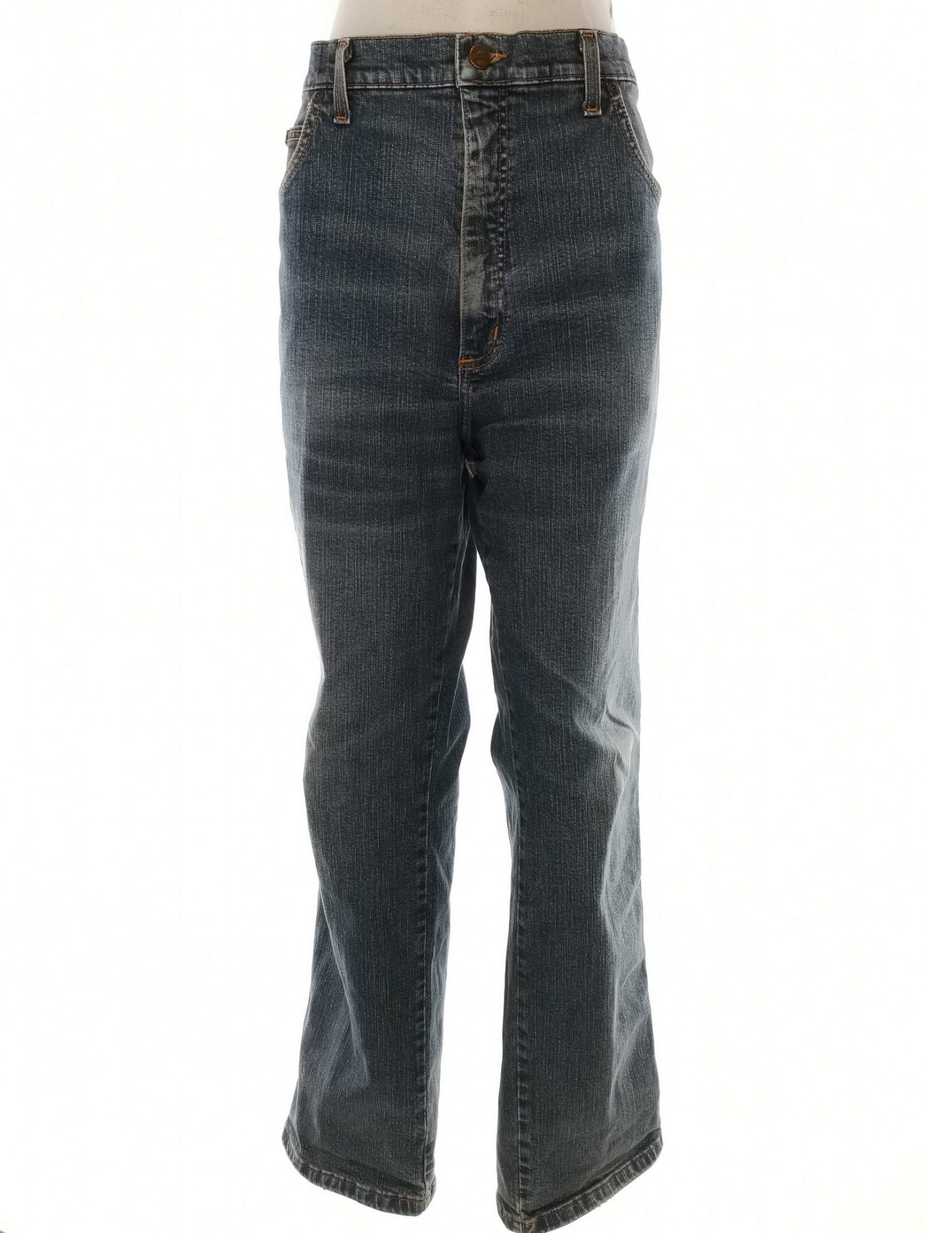 Wrangler Size W40 L32 Color Niebieski Spodnie Jeansy Fabric Bawełna