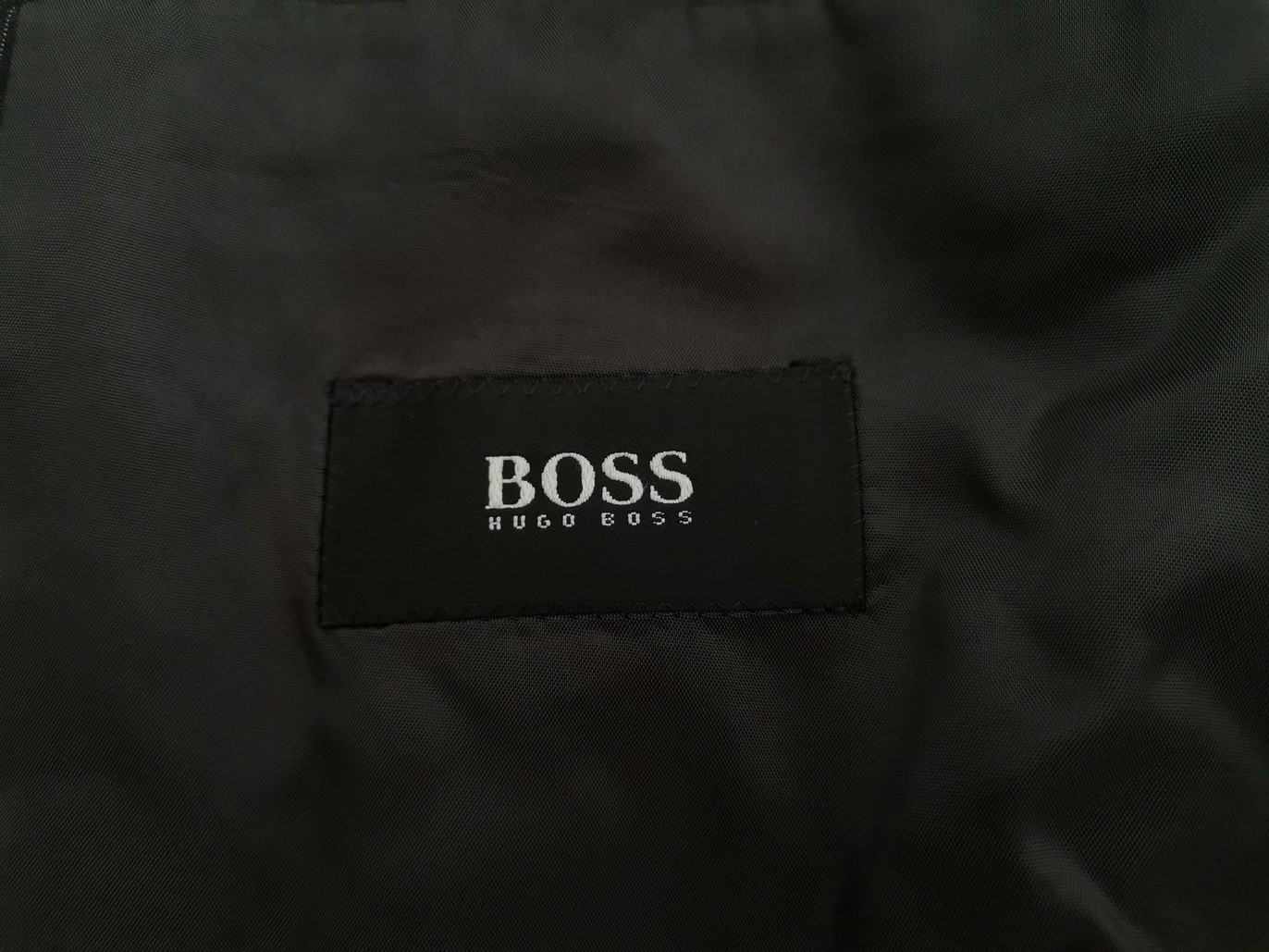 Hugo Boss Size 48 (L) Color Czarny Pasy Męska Marynarka Długi rękaw Fabric Schurwolle